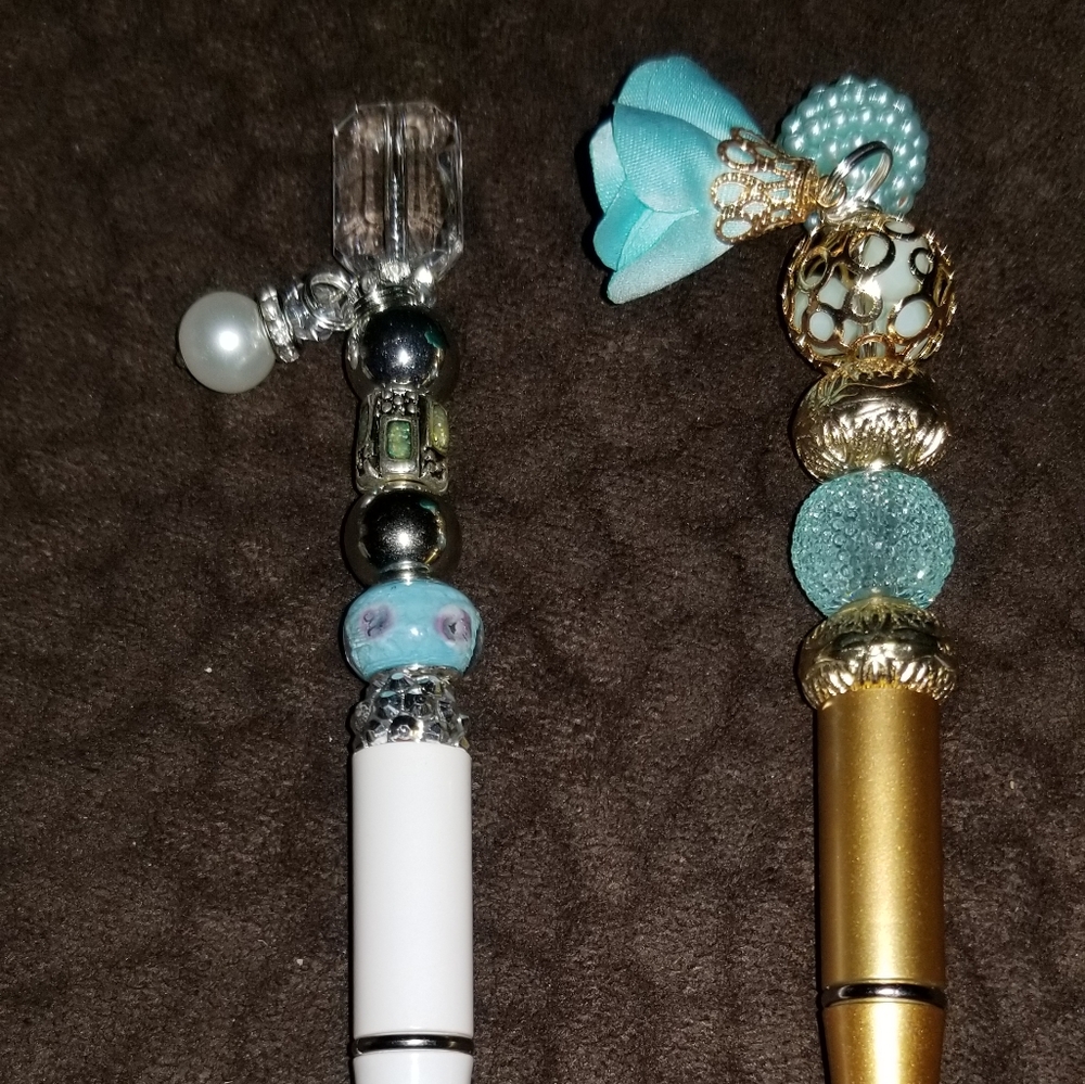 Beaded pens